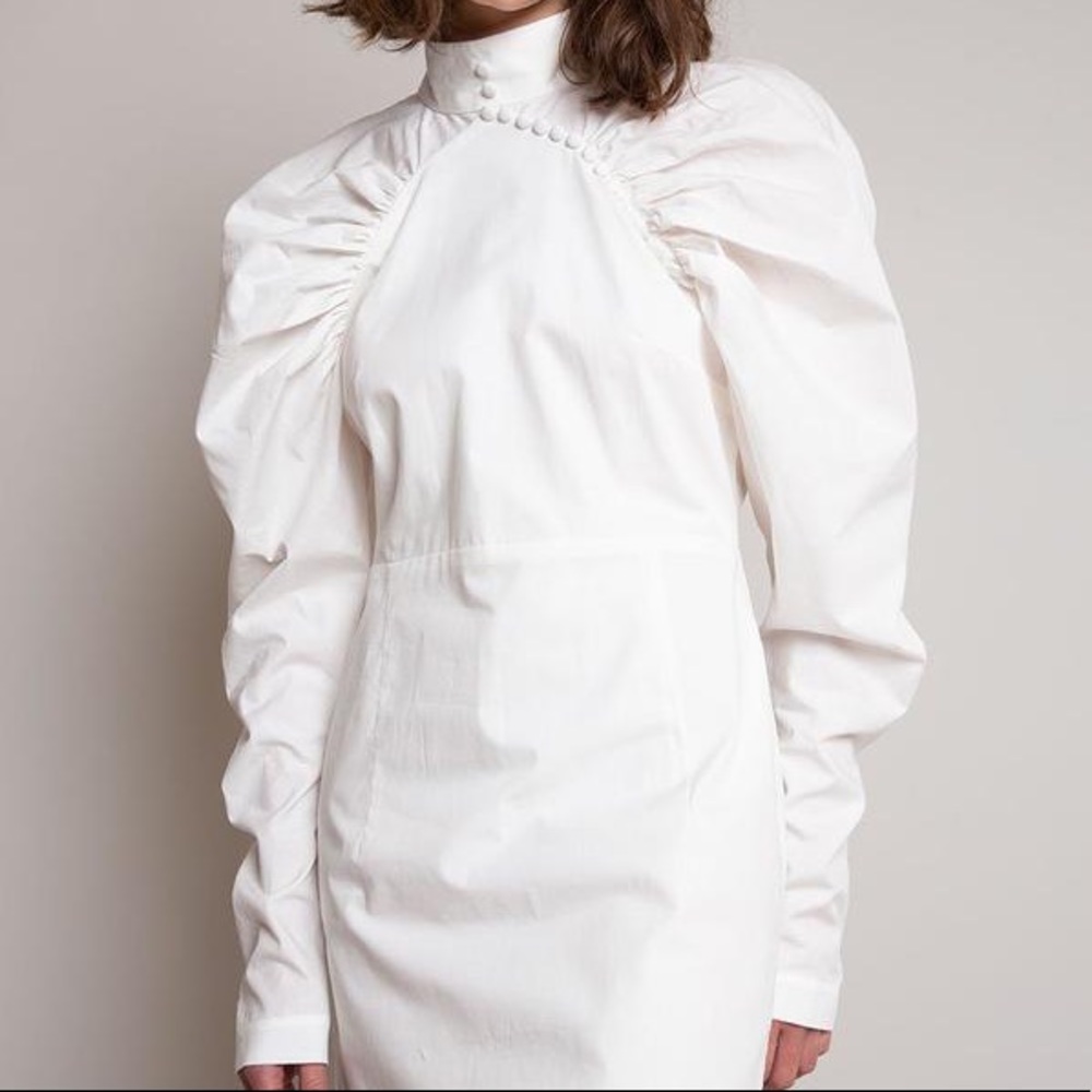 Rotate Birger Christensen Kim Dress White